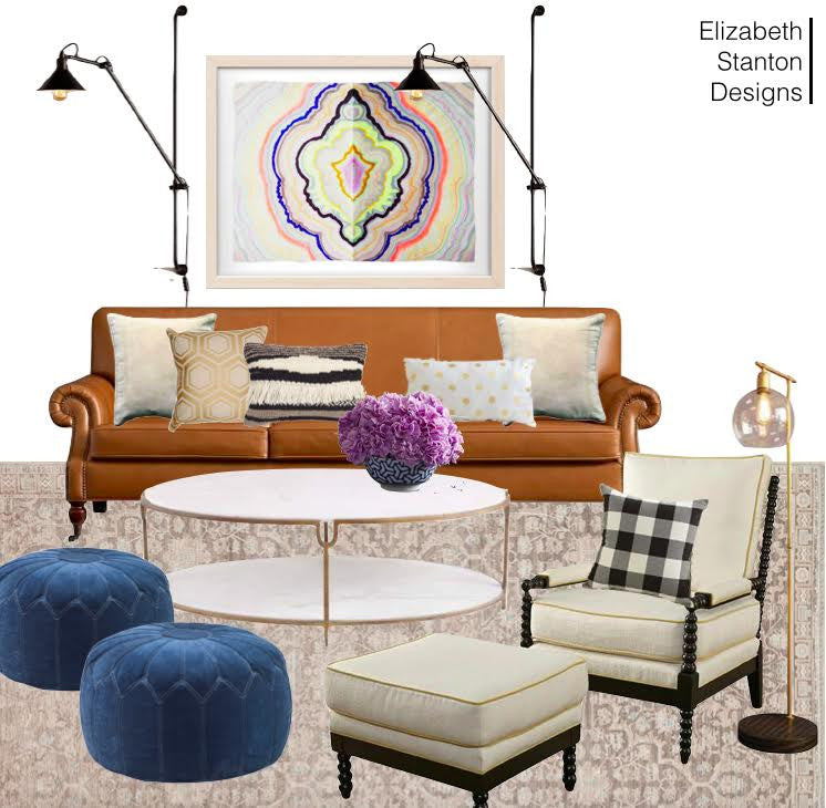 ES5: Transitional Living Room