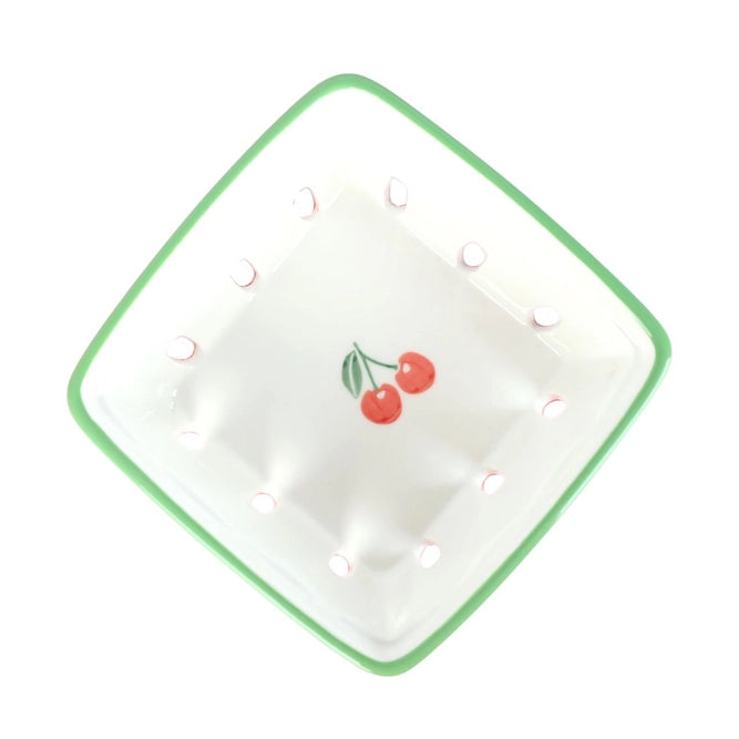 cherry ceramic punnet