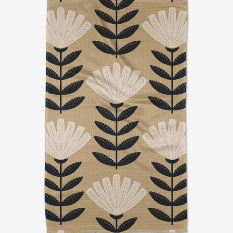 gloria {flower} tea towel