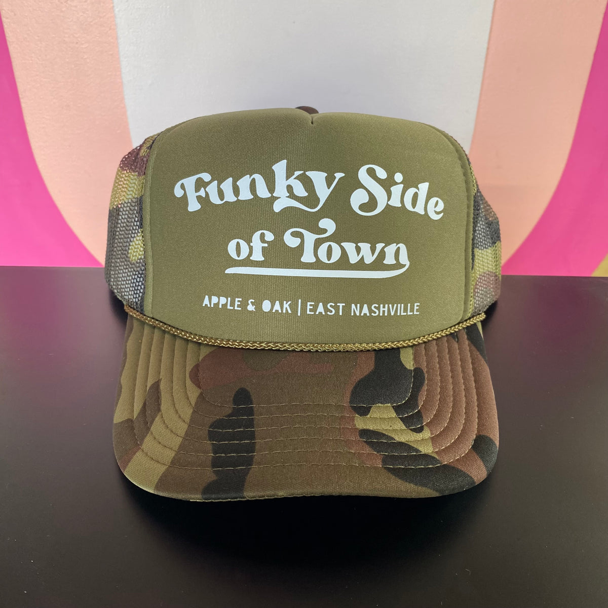 funky side of town trucker hat