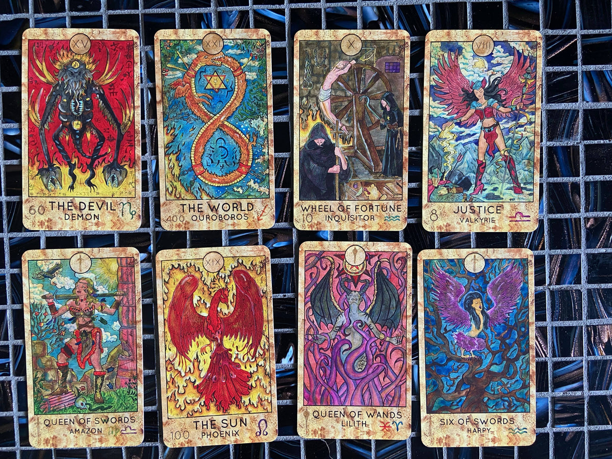 mythic tarot deck & guide {two piece box}