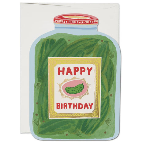 happy birthday pickle card