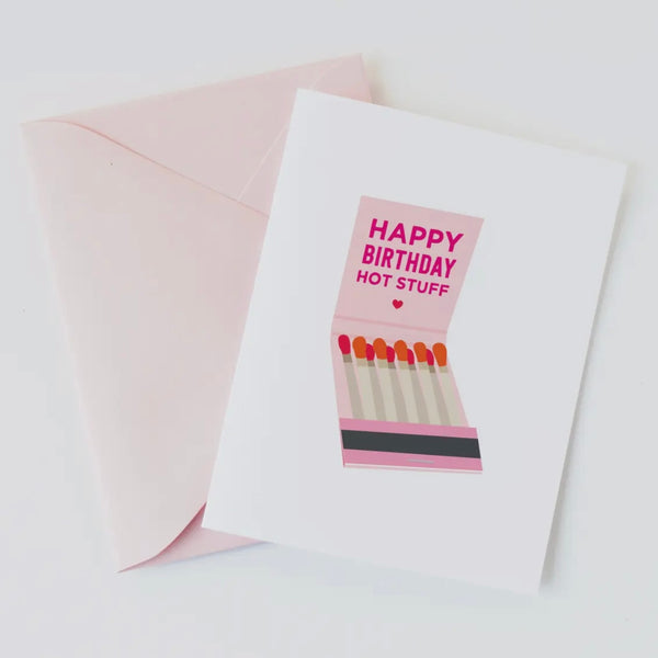 happy birthday hot stuff card