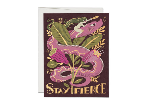 stay fierce card