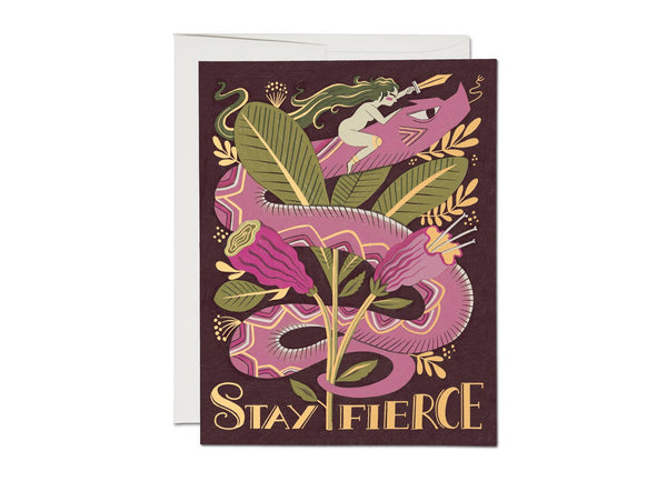 stay fierce card