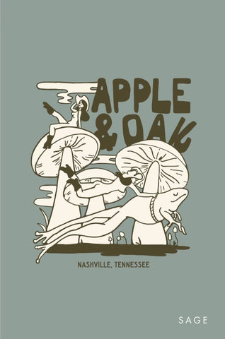 a&o mushroom cozy cropped crew