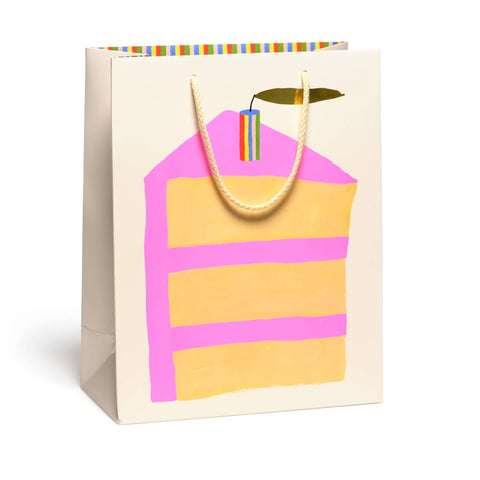 piece of cake {large} gift bag