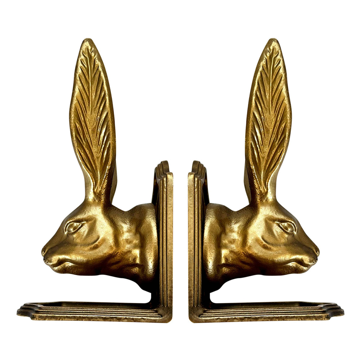 rabbit decorative bookend set