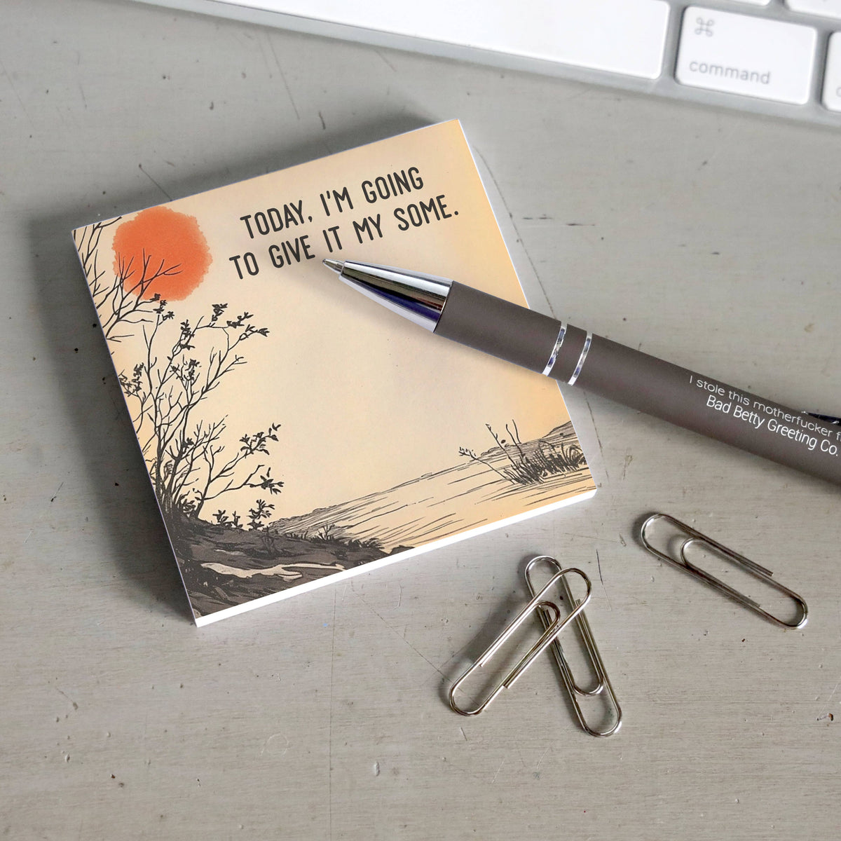 give it my some - funny sarcastic sticky notepad