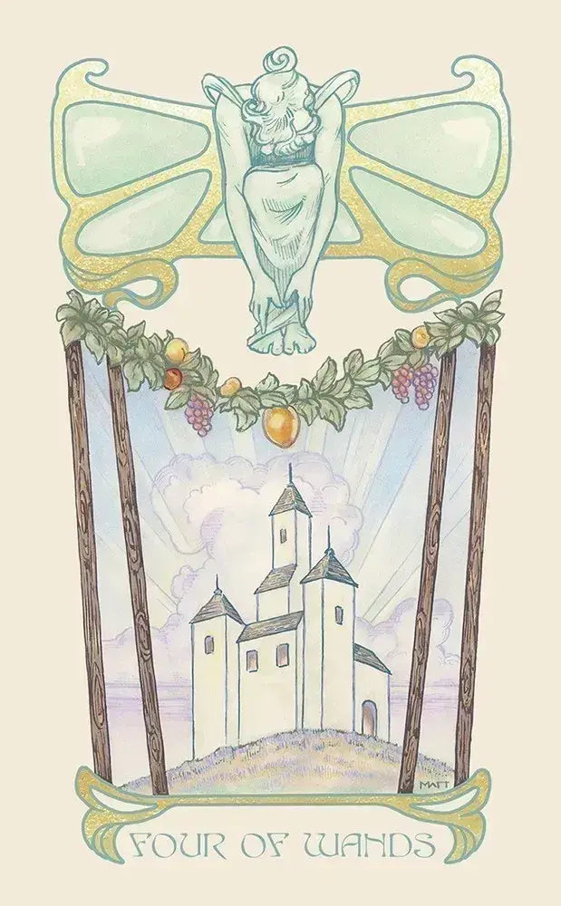 ethereal visions: illuminated tarot deck