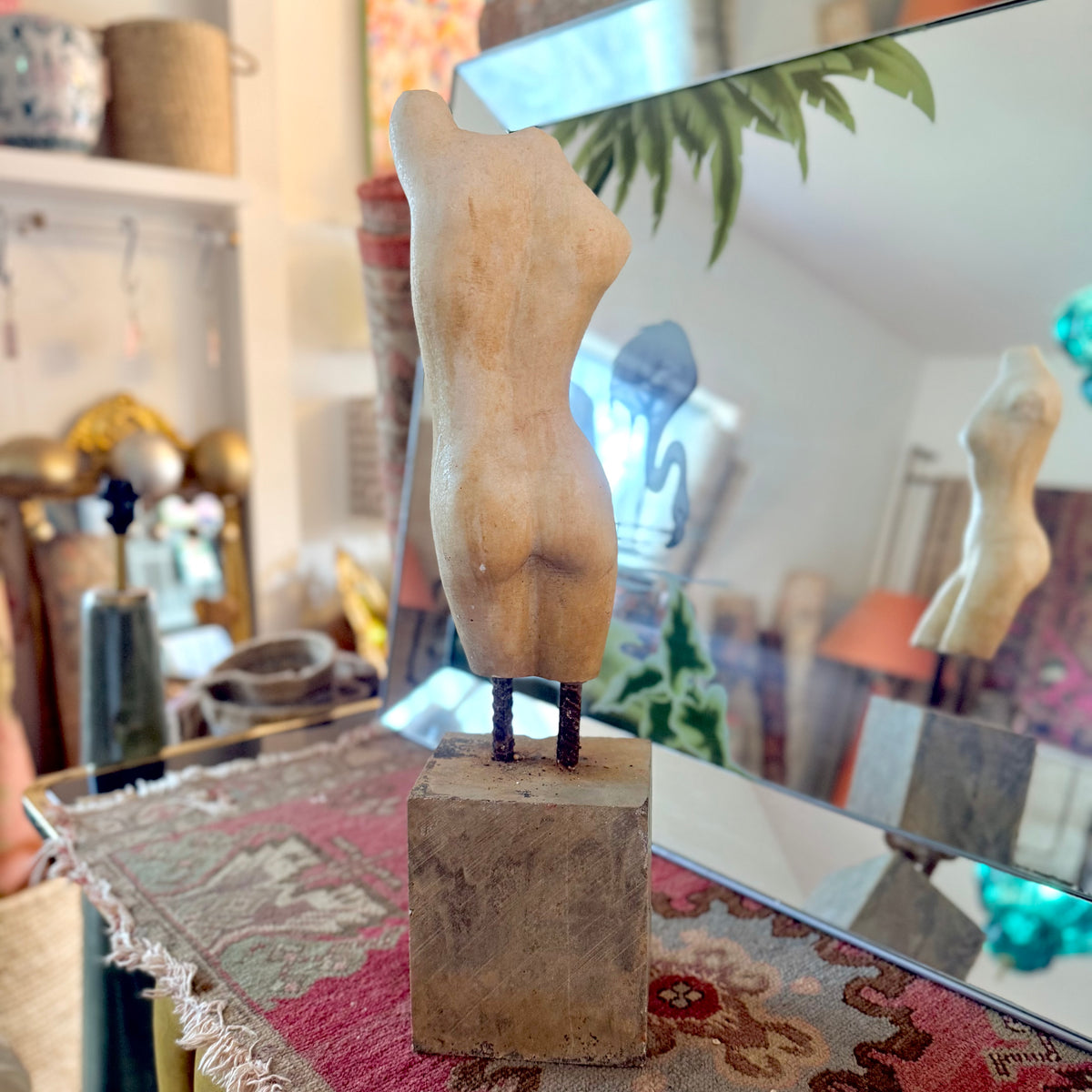 marble lady torso {pick up or delivery only}