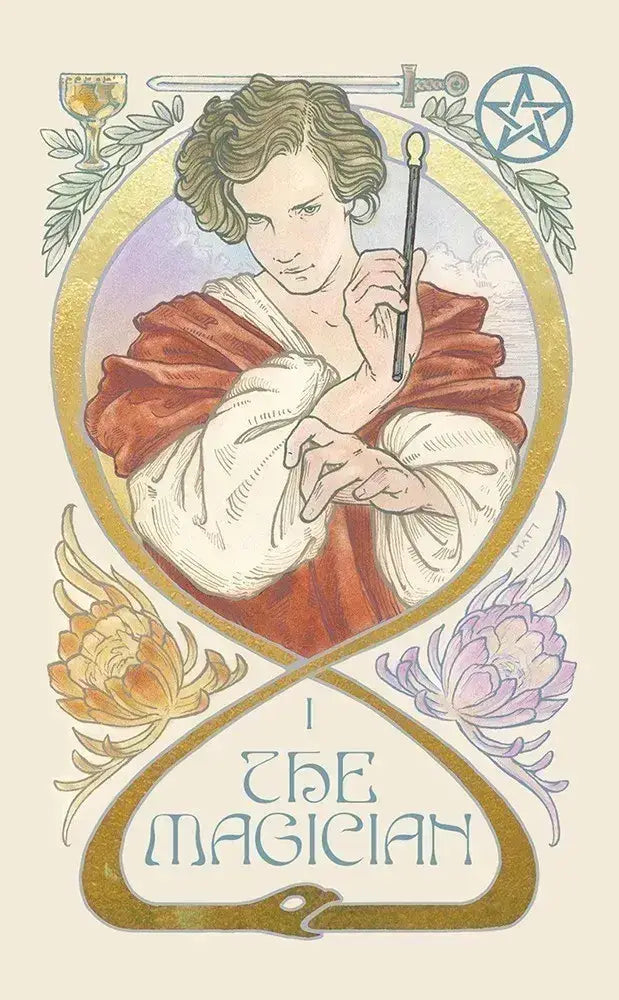 ethereal visions: illuminated tarot deck