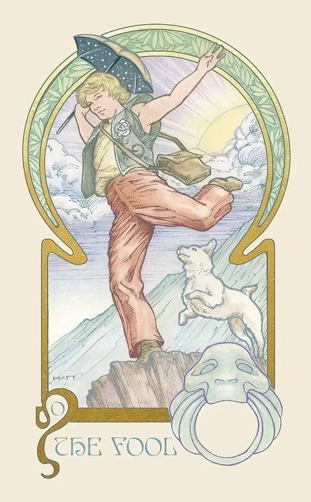 ethereal visions: illuminated tarot deck