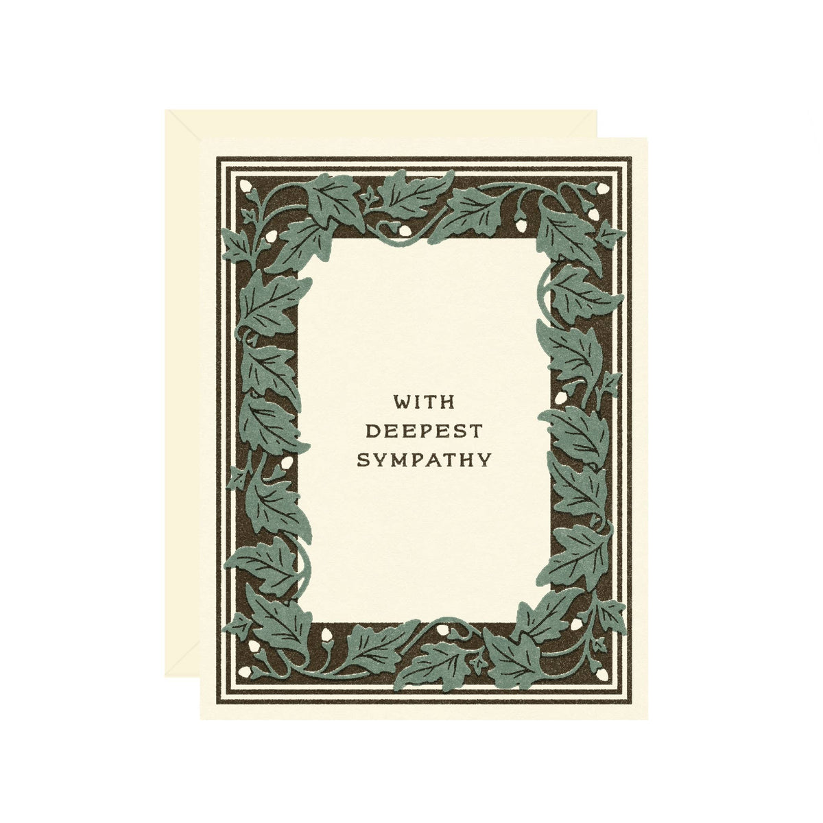 with deepest sympathy card