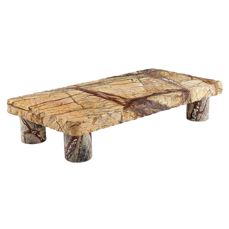 brown marble stand