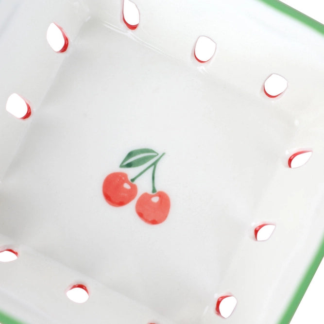 cherry ceramic punnet