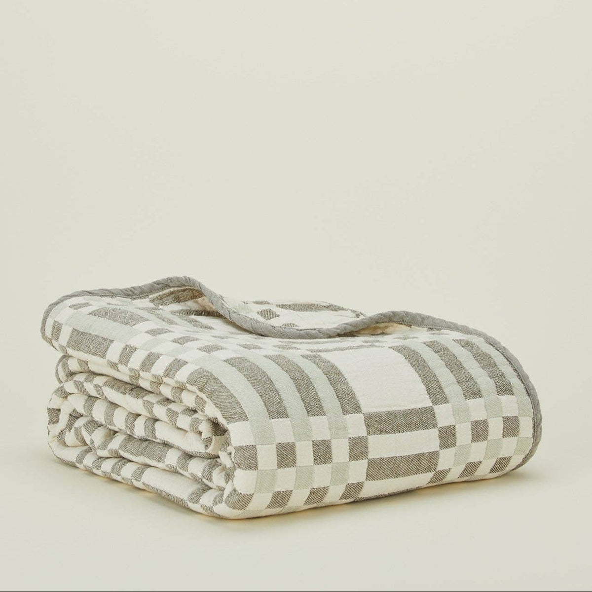 plaid {sage/olive} blanket