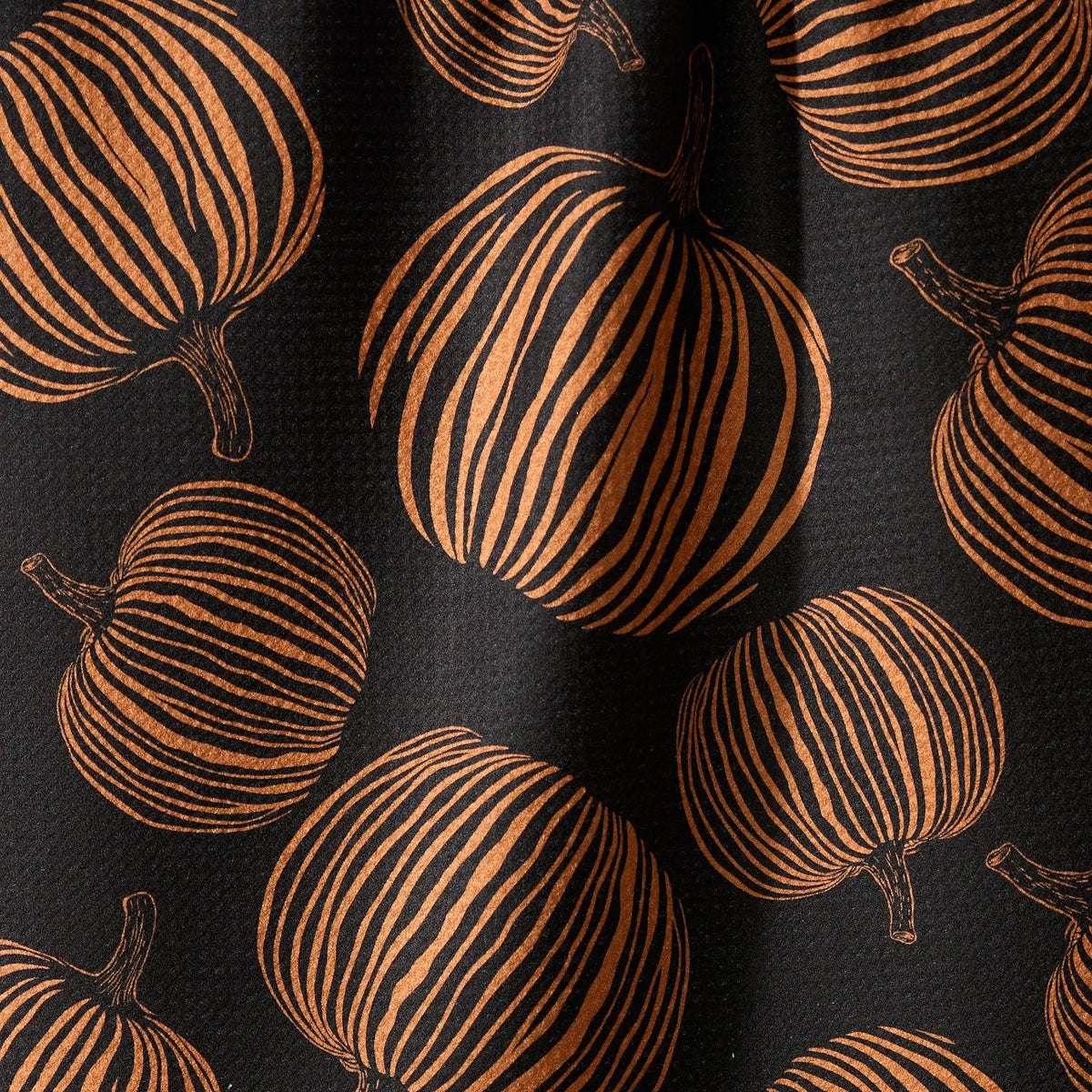 pumpkin noir tea towel