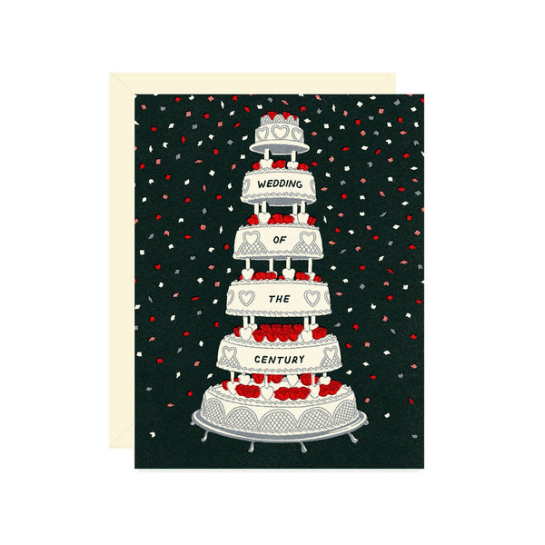 wedding of the century card