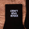 idgaf {black} crew sock