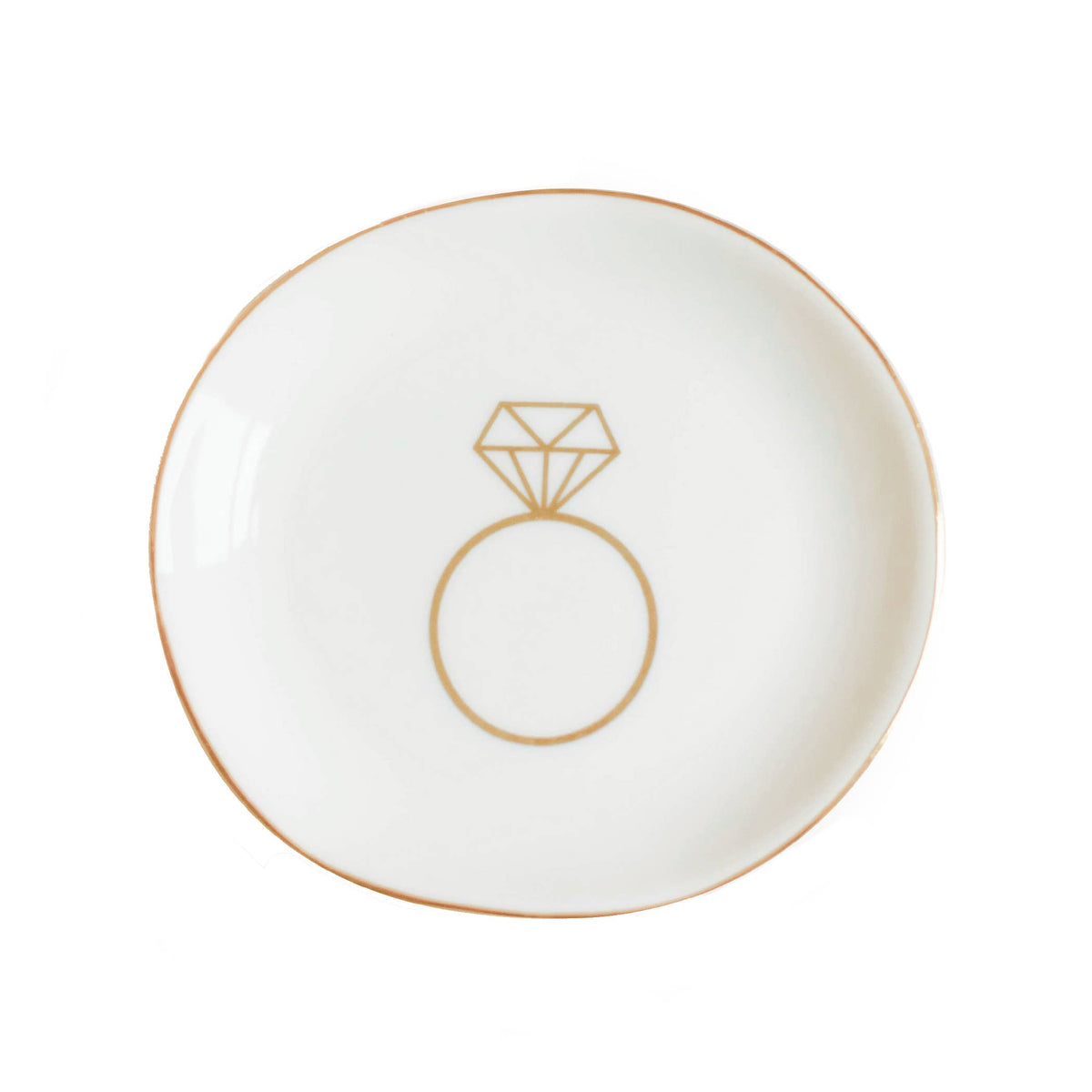 diamond ring jewelry dish
