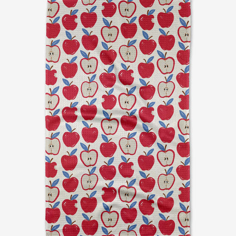 apple a day tea towel