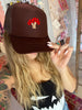 mushroom trucker hat