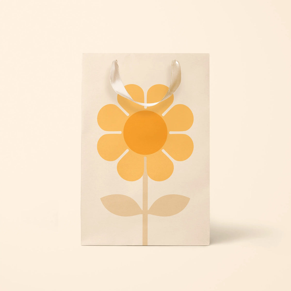 retro flower gift bag {medium}