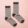black striped socks