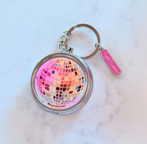 disco pill case {keychain}