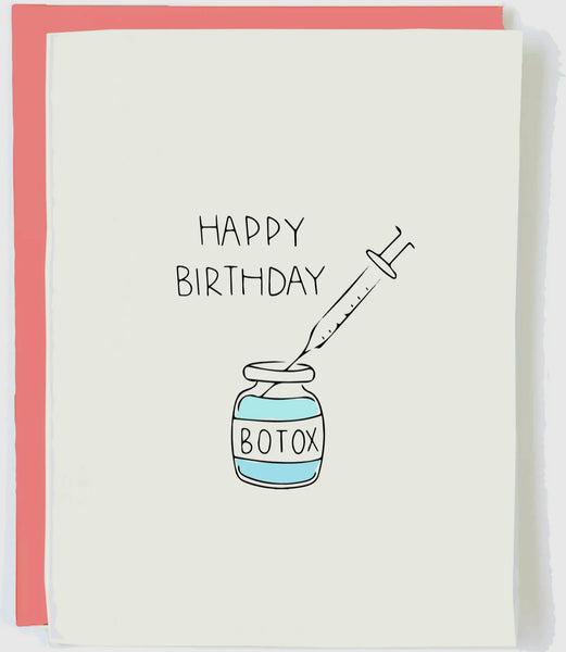 happy birthday {botox} card