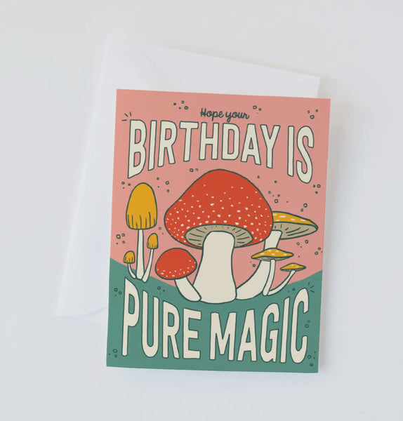 hope your birthday is pure magic card