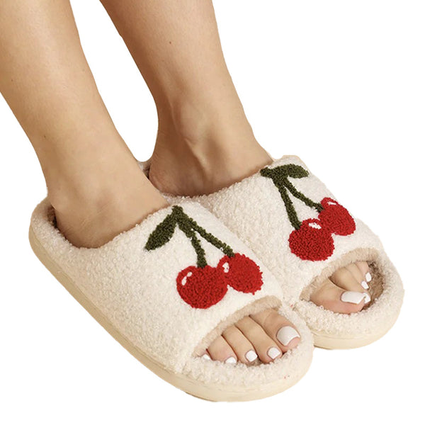 cherries slippers