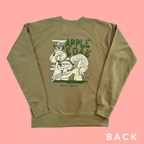 a&o mushroom crew sweatshirt