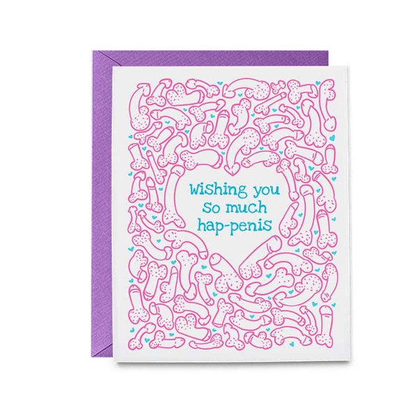 wishing you so much hap-penis card