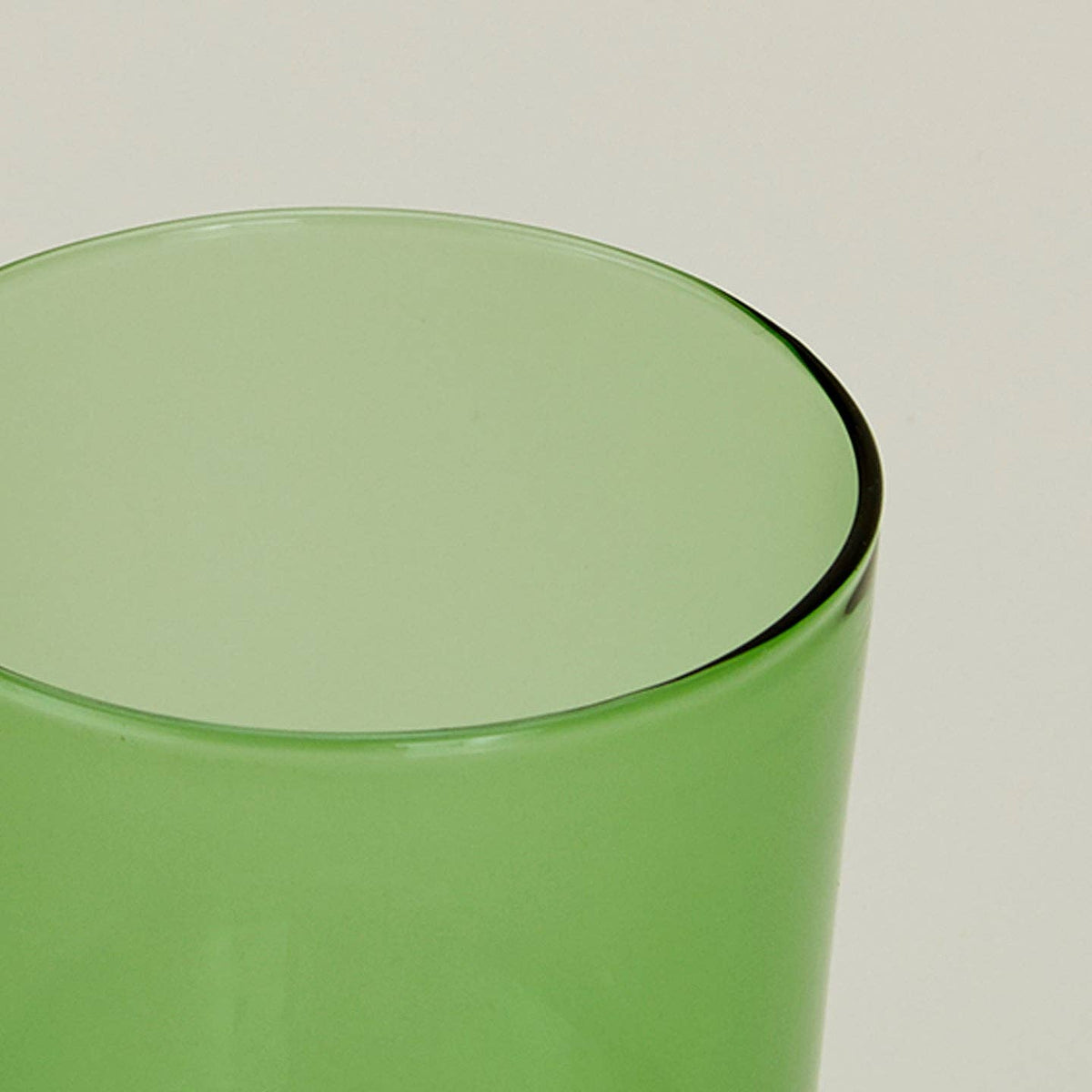green glassware {set of 4}