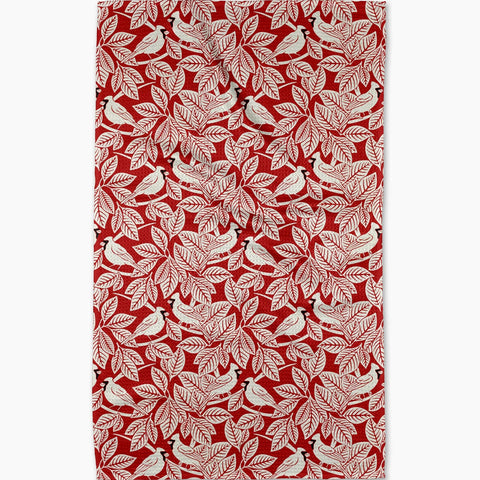 cardinal canopy tea towel
