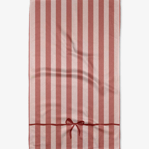 put a bow on it tea towel
