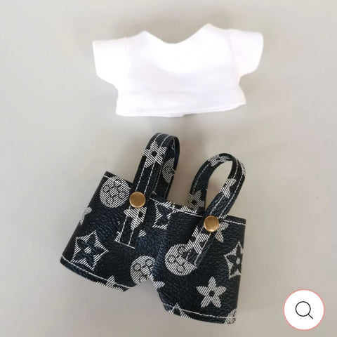 labubu designer shirt & overall set