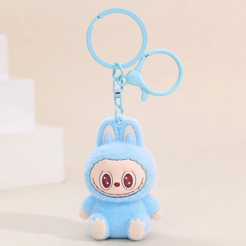lafufu flocked keychain