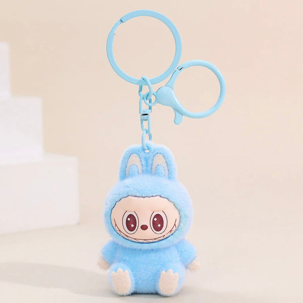 lafufu flocked keychain