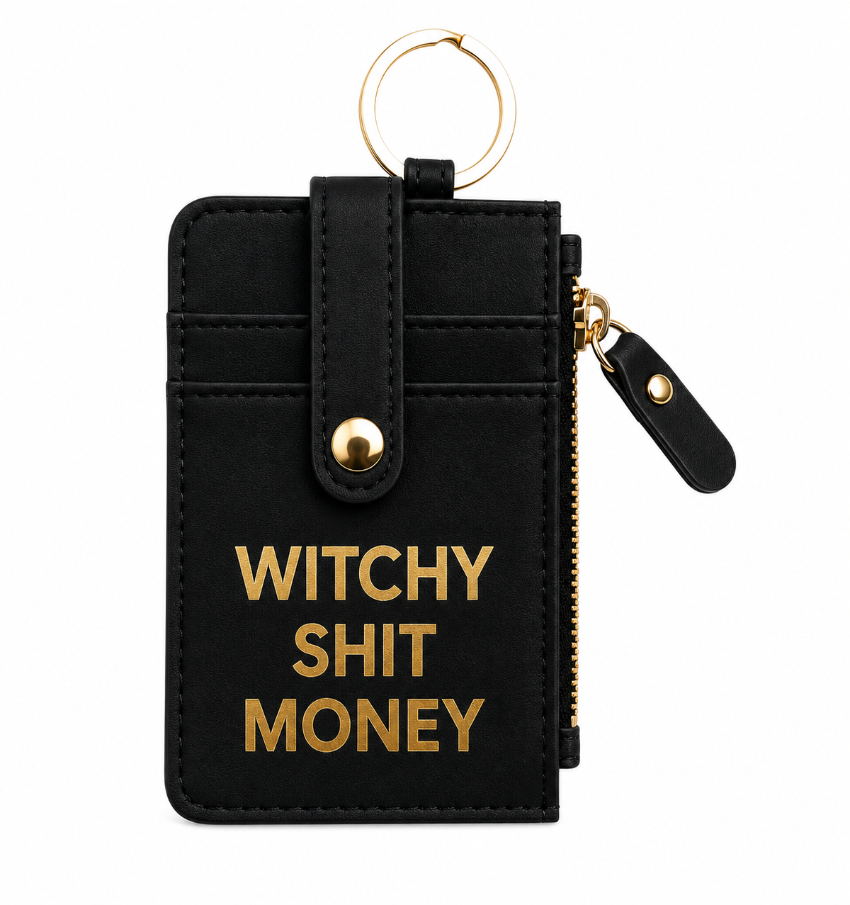 witch money wallet keychain