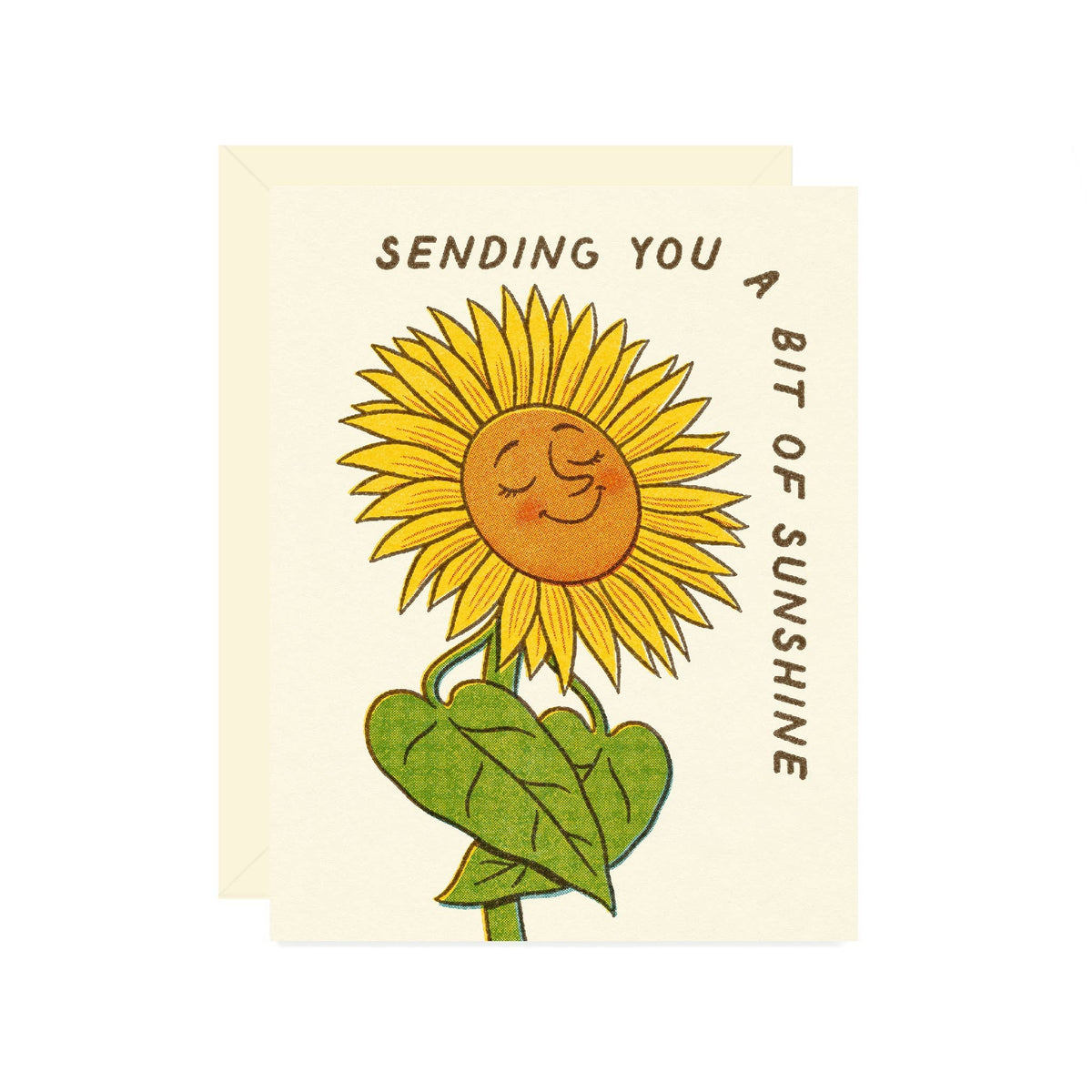 sunflower encouragement card