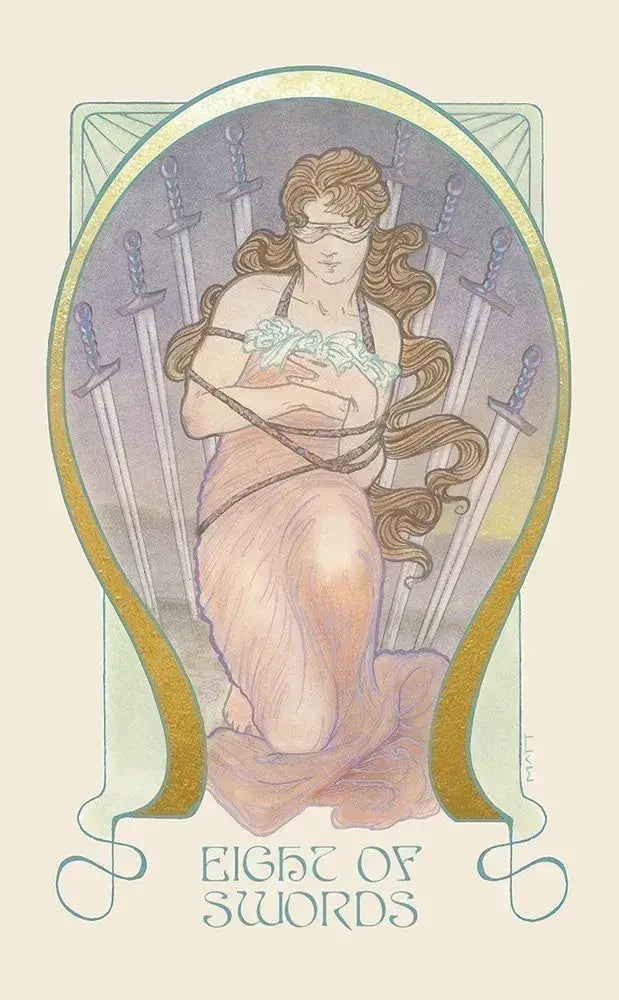 ethereal visions: illuminated tarot deck