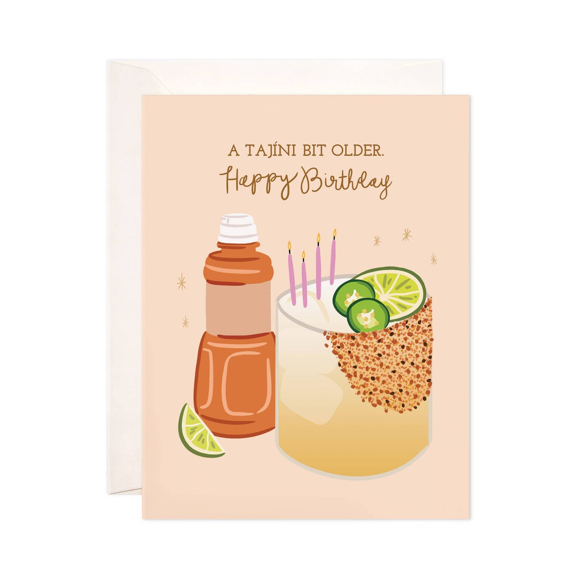 REDESIGNED Tajíni Birthday Greeting Card - Birthday Card