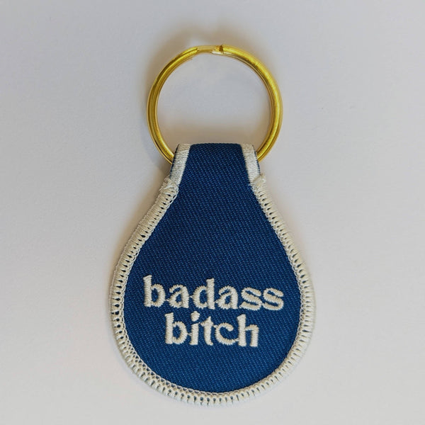 badass bitch keychain