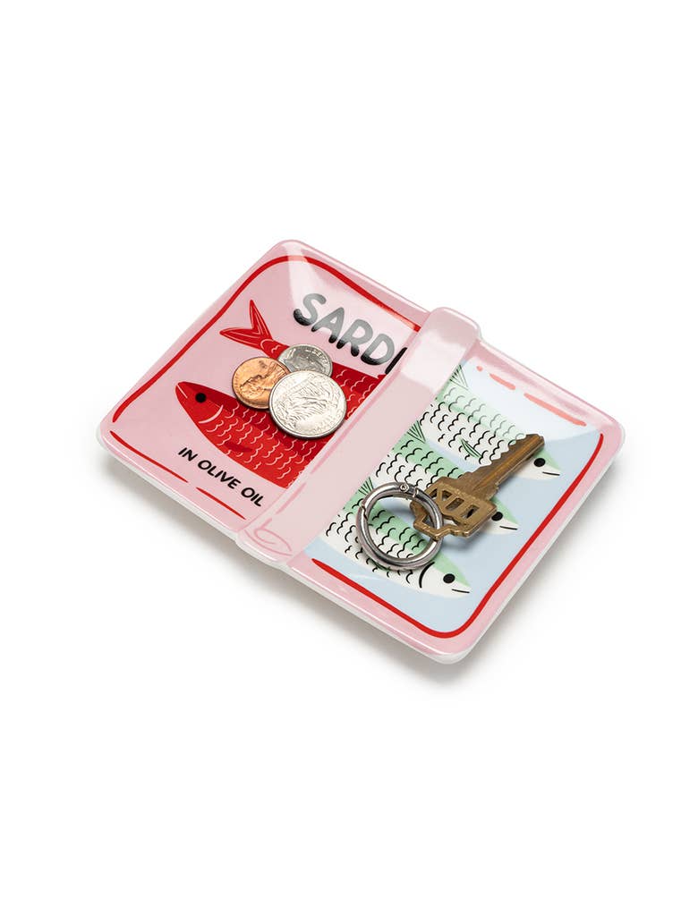 canned sardines ceramic tray