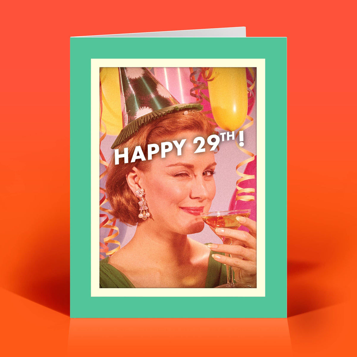 winking card