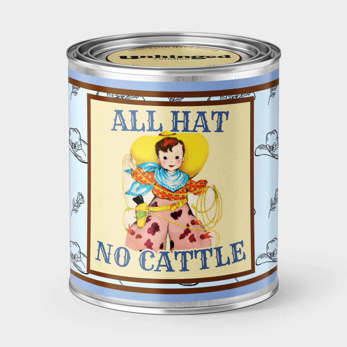 all hat no cattle western candle