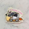 go dottie rocket {snail} sticker